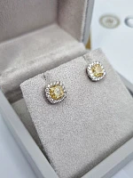 Украшение GIA  Серьги 1,00/1,02 Ct. W To X   