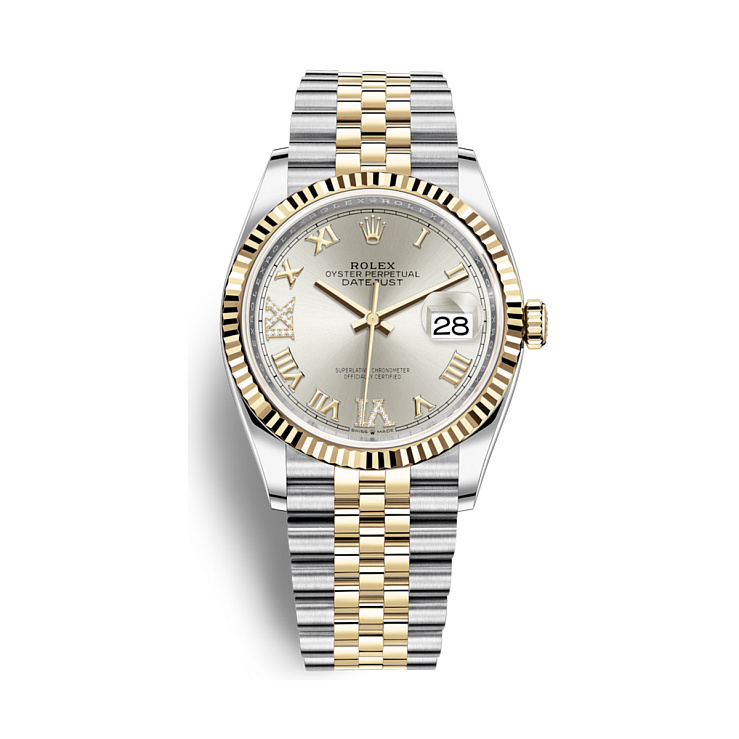 Часы Rolex  Datejust 36Mm Steel & Yellow Gold  126233