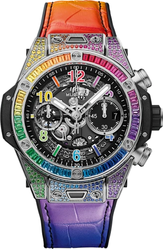 Заказать Hublot  Big Bang Unico Titanium Rainbow  441.NX.1117.LR.0999