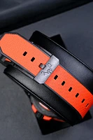 Часы Norqain  Wild One Skeleton 42Mm Coral  NNQ3000QBR2AS/B013