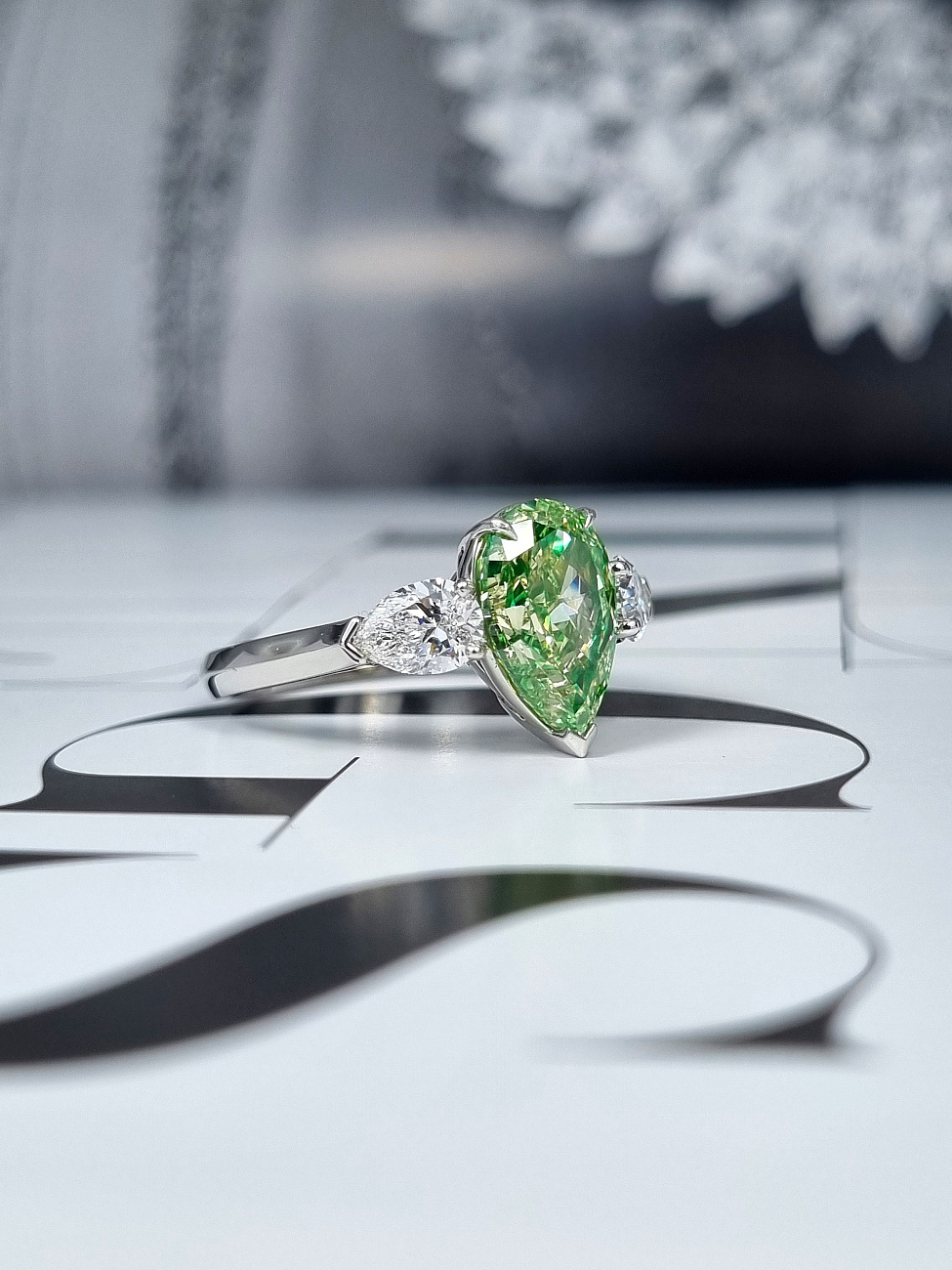 Украшение GIA  Кольцо с бриллиантом 3,02 ct. FBGY/VS1   