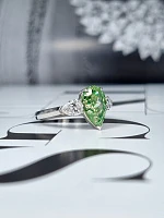 Украшение GIA  Кольцо с бриллиантом 3,21 ct. FLGY/VS2   