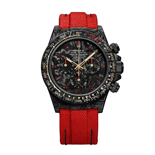 Часы Rolex  Diw Daytona Carbon Red Edition Up Piece Unique  RED DAYTONA UP