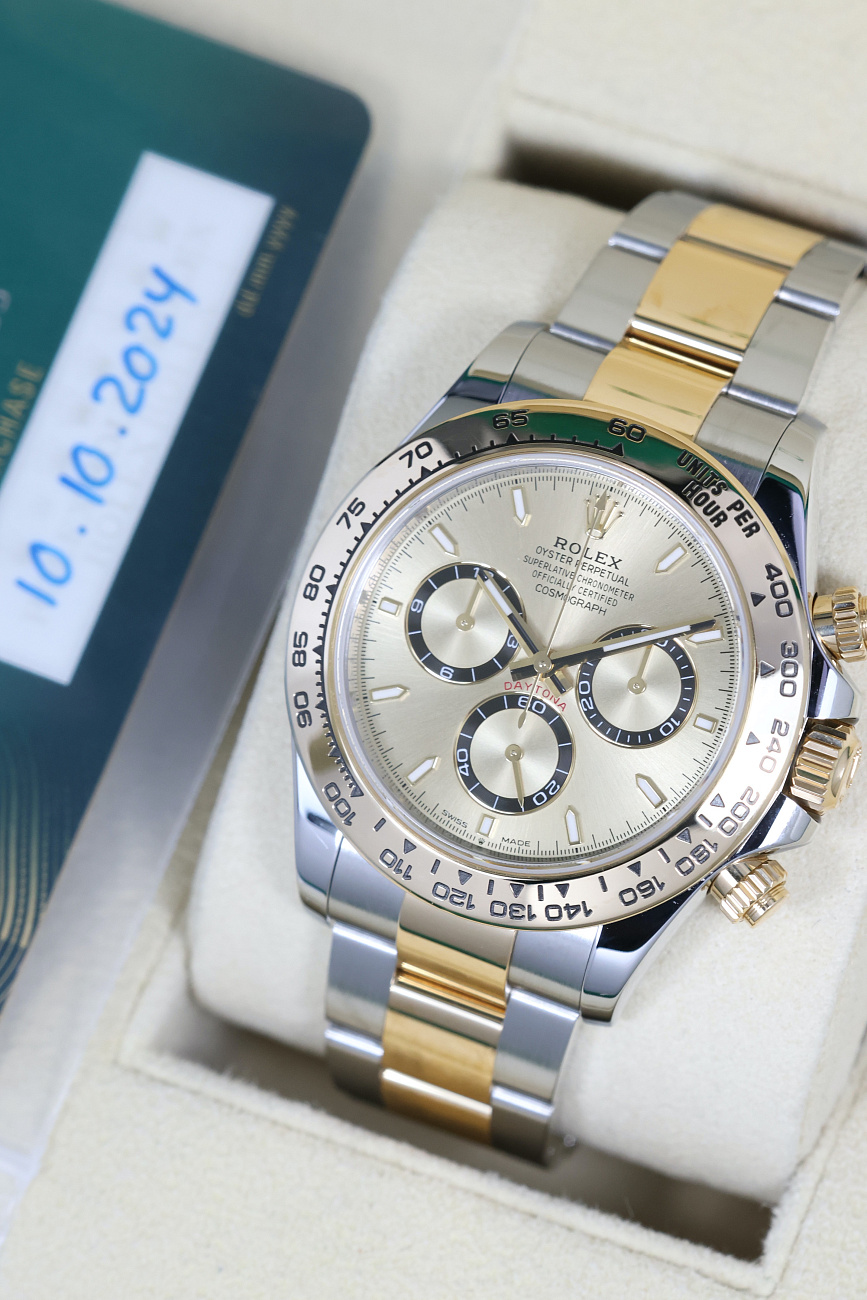Часы Rolex  Cosmograph Daytona Steel & Yellow Gold Champagne Dial  126503-0004