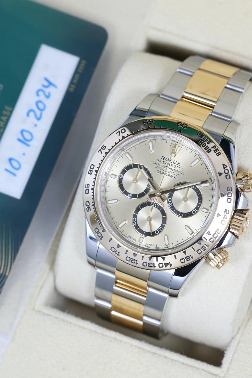 Часы Rolex  Cosmograph Daytona Steel &amp; Yellow Gold Champagne Dial  126503-0004