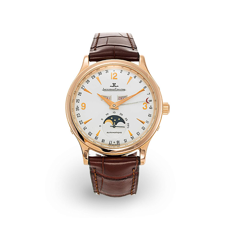 Часы Jaeger-LeCoultre  Master Calendar Moonphase Rose Gold Silver Dial 37Mm  140.2.98.S