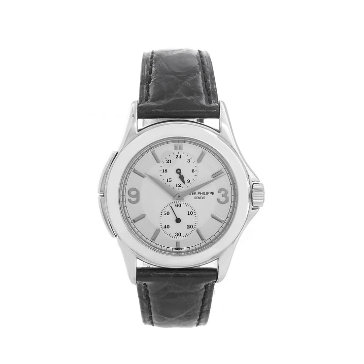 Часы Patek Philippe  Calatrava Travel Time White Gold  5134G