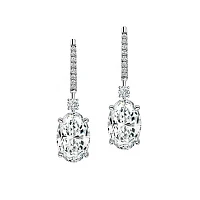 Украшение GIA  Серьги с бриллиантами 1,51/1,52 ct. L/VS2   