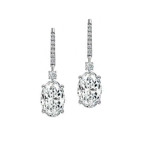 Украшение GIA  Серьги с бриллиантами 1,51/1,52 ct. L/VS2   