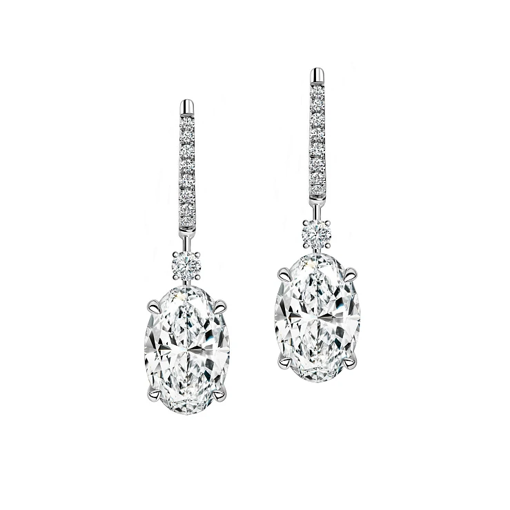 Украшение GIA  Серьги с бриллиантами 1,51/1,52 ct. L/VS2   