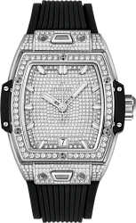 Hublot Shaped Spirit Of Big Bang Titanium Full Pave