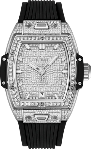 Заказать Hublot  Shaped Spirit Of Big Bang Titanium Full Pave  662.NX.9000.RX.1604
