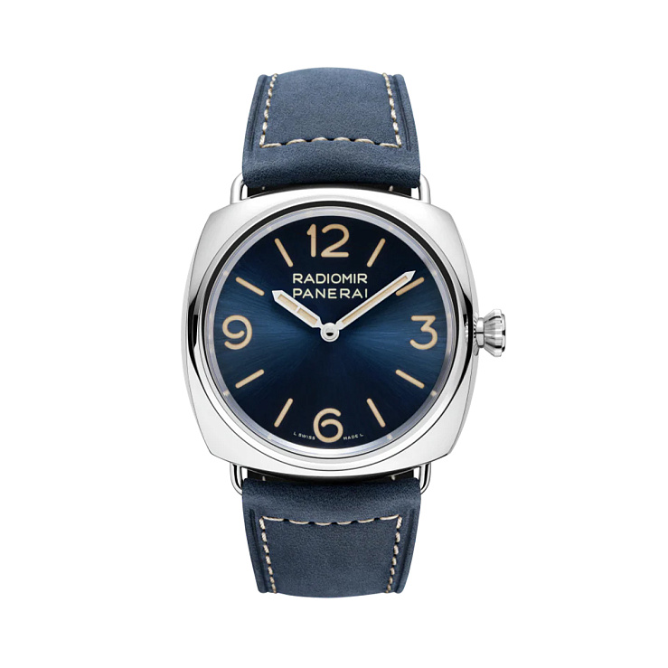 Часы Panerai  Panerai Radiomir Officine 45Mm Hand Wind Blue Dial  PAM01383