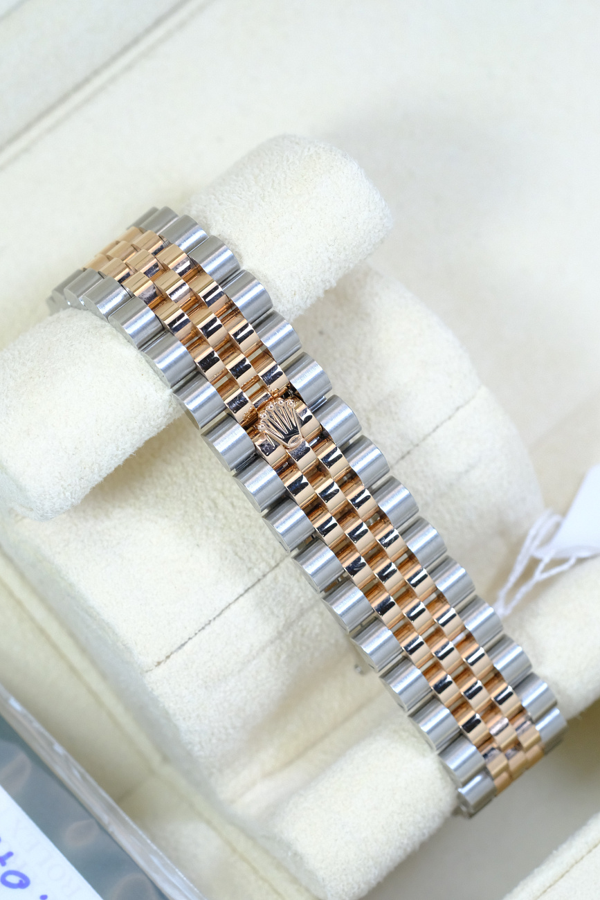 Часы Rolex  Datejust 31Mm Steel & Rose Gold Chocolate Dial And Diamonds  278271