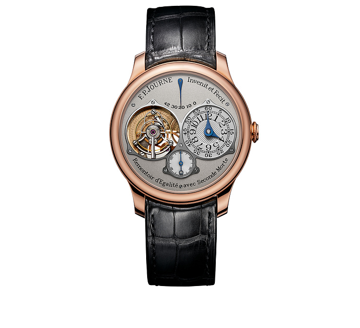 Часы F.P. Journe  Tourbillon Souverain Rose Gold WG Dial  RG-BlCroco