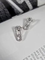 Украшение Messika  Move Uno Diamond Pavé Earrings  12183-WG 