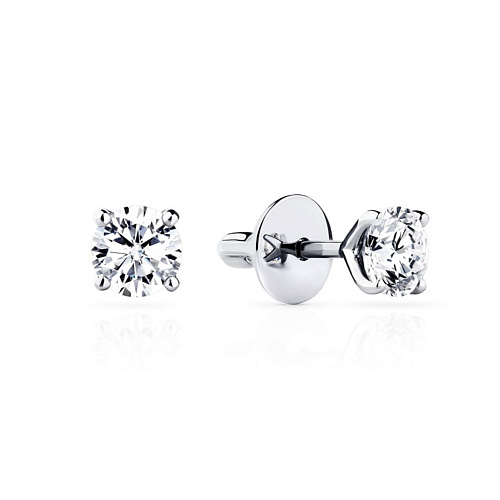 Украшение GIA  Серьги 1,04/1,04 ct. J/IF (3 Excellent) Round Diamonds   