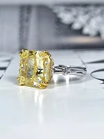 Украшение GIA  Кольцо с бриллиантом 10,03 ct. Fancy Yellow/VVS2   