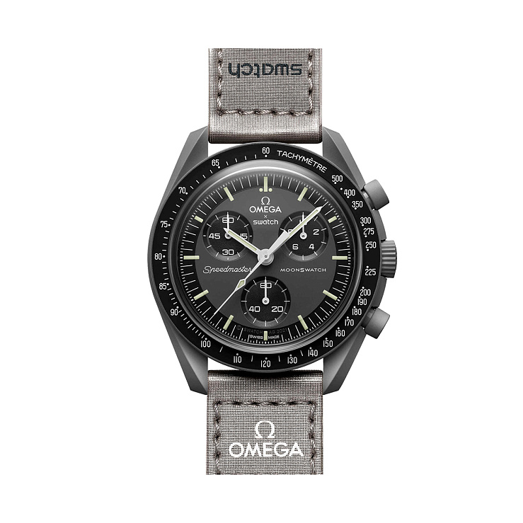 Часы Omega  X Swatch Bioceramic Moonswatch Mission To Mercury  SO33A100