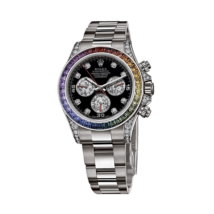 Часы Rolex  Oyster Perpetual Cosmograph Daytona Rainbow Custom  116509