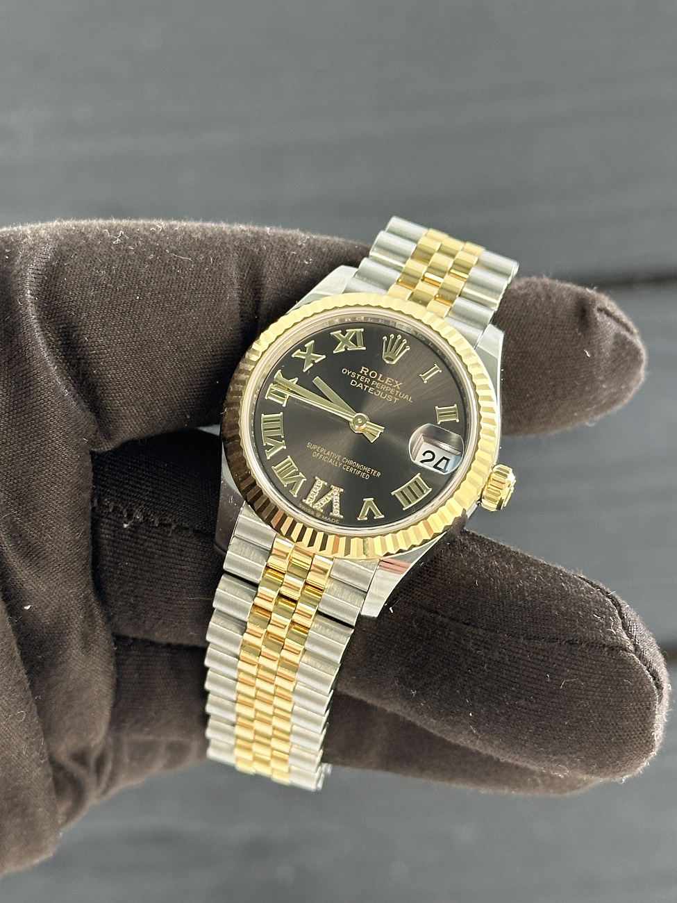 Часы Rolex  Steel And Yellow Gold Grey Dial  278273