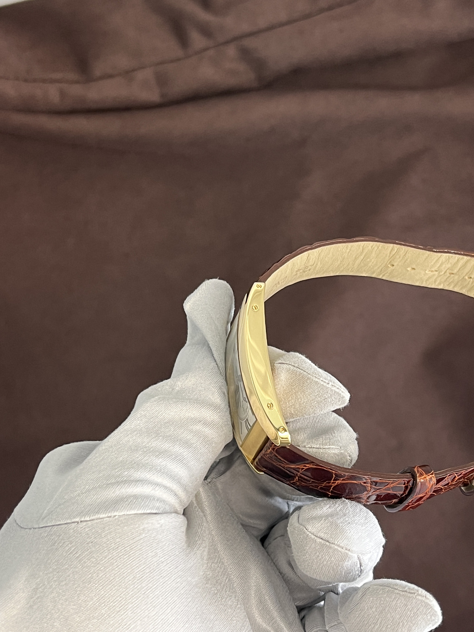 Часы Cartier  Tank Américaine Chronograph 18K Yellow Gold  1730