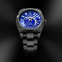 Заказать DiW  Rolex World Timer Black Dlc Blue  