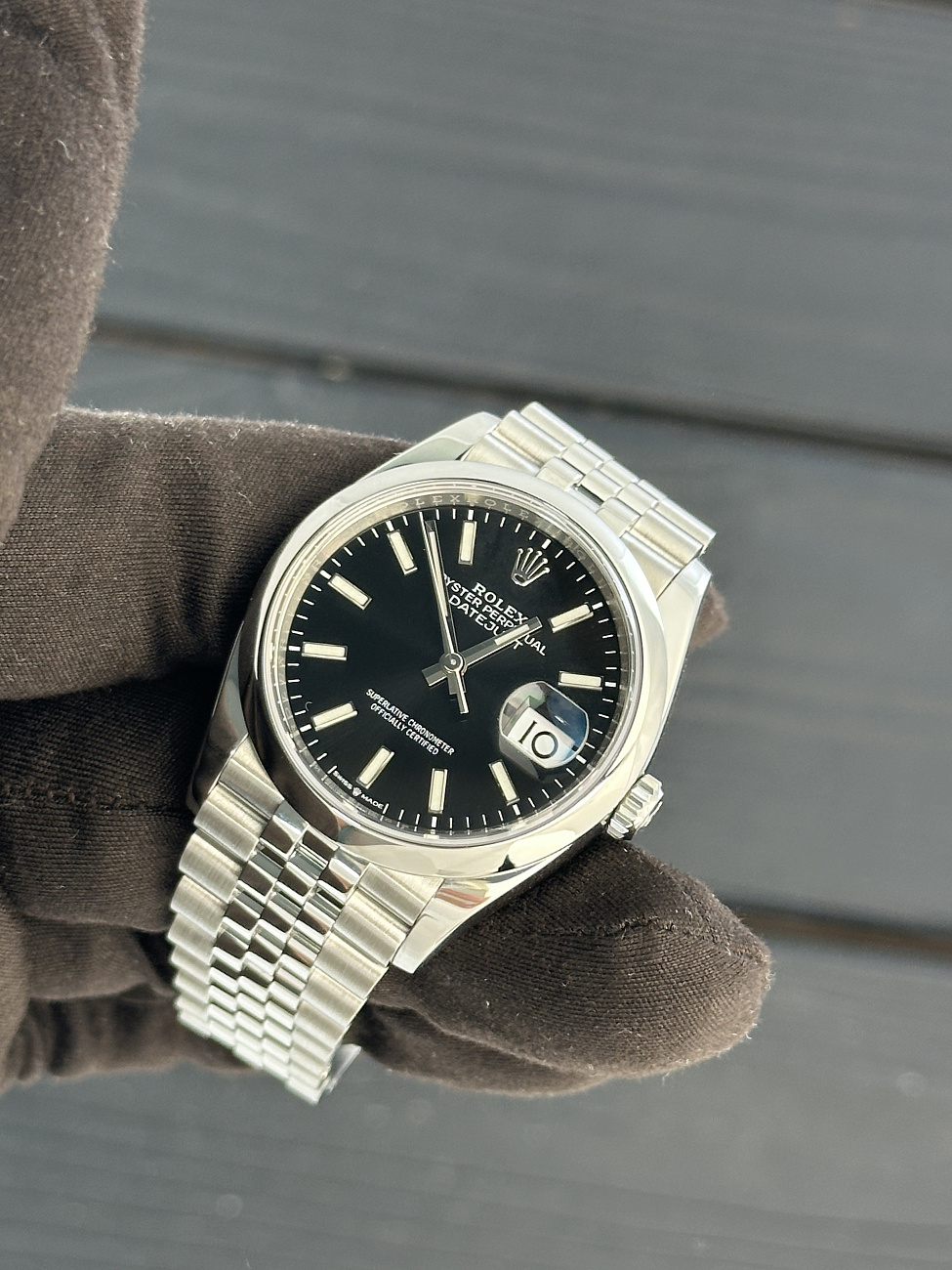 Часы Rolex  Datejust 36Mm Black Dial  126200