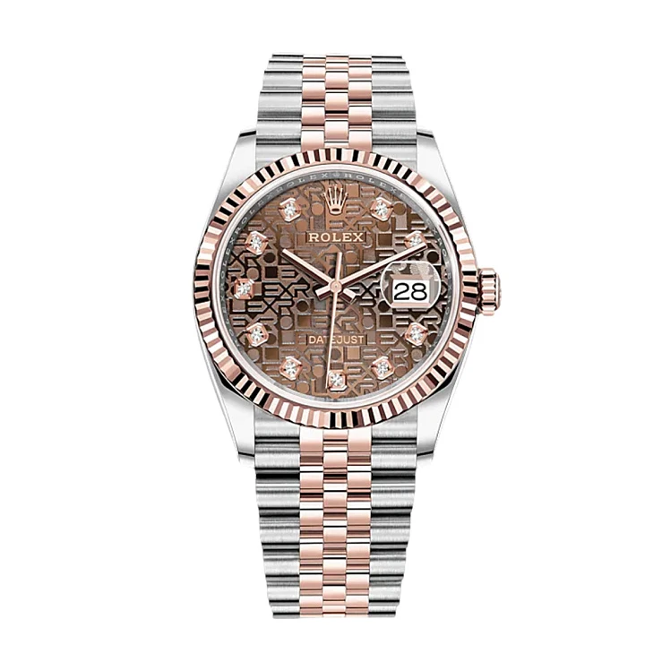 Часы Rolex  Oyster Perpetual Datejust 36 Mm Rolesor Oystersteel And Rose Gold  126231