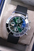 Часы Breitling  Superocean Heritage Chronograph Green 44  A13313121L1S1