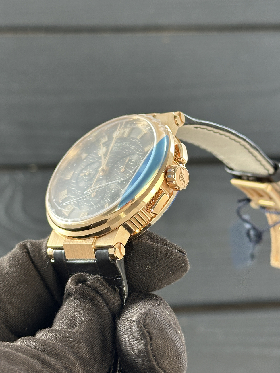 Часы Breguet  Marine Chronograph Rose Gold  5527BR/G3/9WV