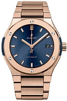 Заказать Hublot  Classic Fusion Blue King Gold Bracelet 45 Mm  510.OX.7180.OX
