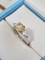 Украшение GIA  Кольцо с бриллиантом 1,51 сt. Y to Z/VVS1   