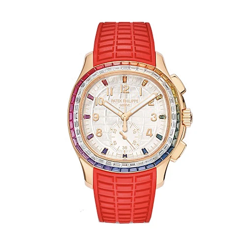 Часы Patek Philippe  Aquanaut Luce "Rainbow" Rose Gold Chronograph  7968/300R - AQUANAUT 
