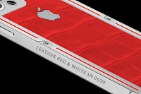 Кастомный Телефон Designa Individual  Leather Red &amp; White  
