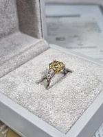 Украшение GIA  Кольцо С Бриллиантом 2,01 Ct. W To X/Vs1   