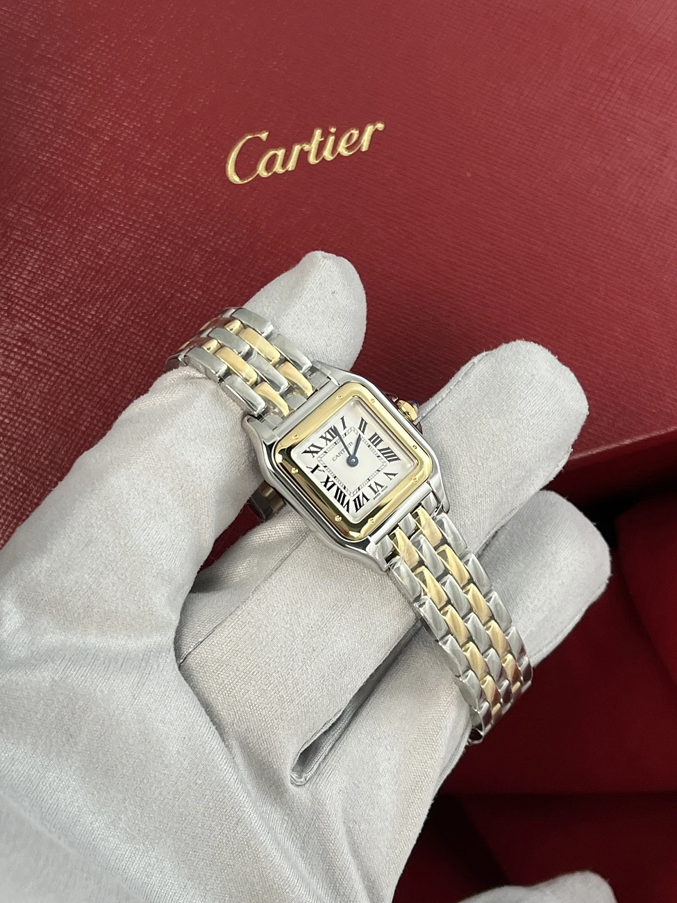 Часы Cartier  Panthere De Cartier Small Steel And Yellow Gold  W2PN0006