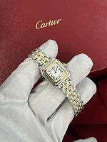 Часы Cartier  Panthere De Cartier Small Steel And Yellow Gold  W2PN0006