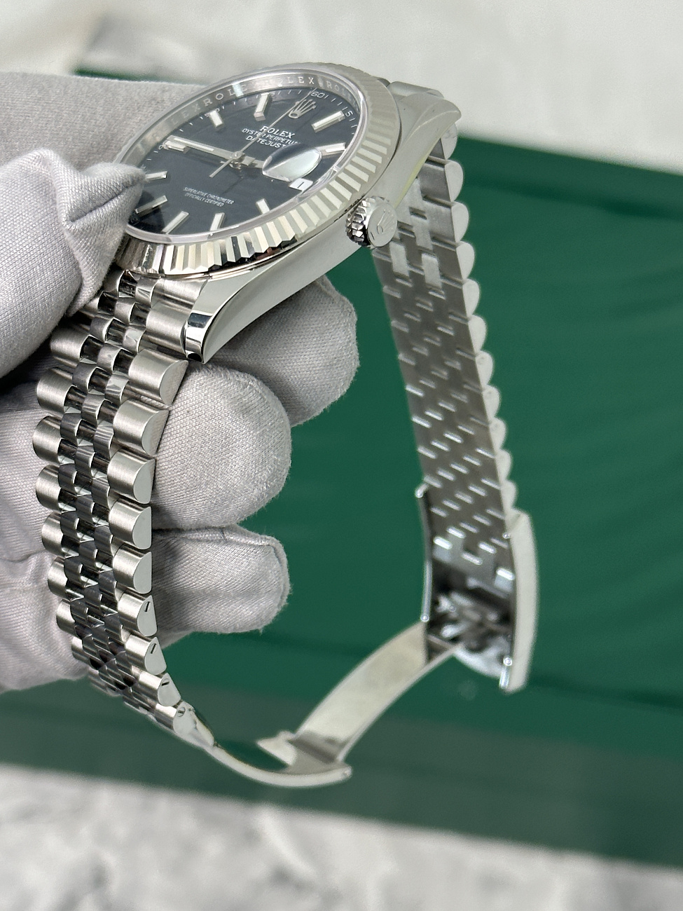 Часы Rolex  Datejust 41Mm Blue Fluted Motif 2023  126334-0032