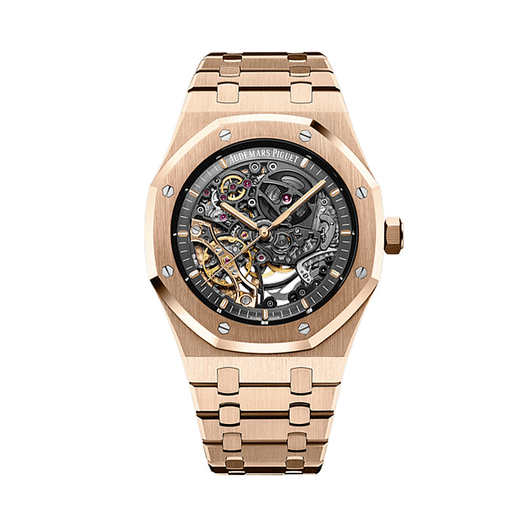 Часы Audemars Piguet  Royal Oak Openworked Rose Gold  15407OR.OO.1220OR.01