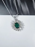 Украшение No Name  Подвеска с изумрудом 1,80 ct.   
