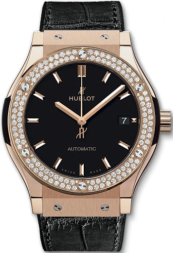 Заказать Hublot  Classic Fusion King Gold Diamonds 45  511.OX.1181.LR.1104