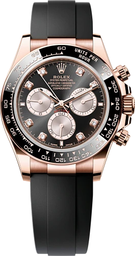 Часы Rolex  Сosmograph Daytona Oysterflex Black Dial And Diamonds  126515LN