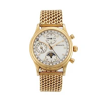 Часы Tiffany &amp; Co  Moonphase Chronograph 18K Gold  
