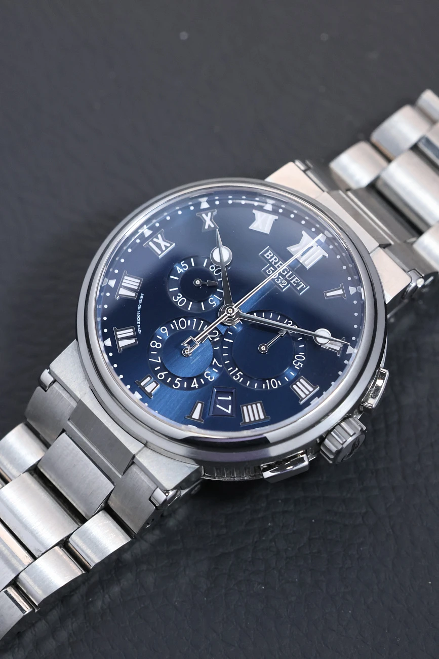 Часы Breguet  Marine Chronograph 42.3Mm  5527ti/y1/tw0
