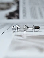 Украшение GIA  Серьги 1,00/1,00 ct. H/VS1 (3 Excellent) Round Diamonds   