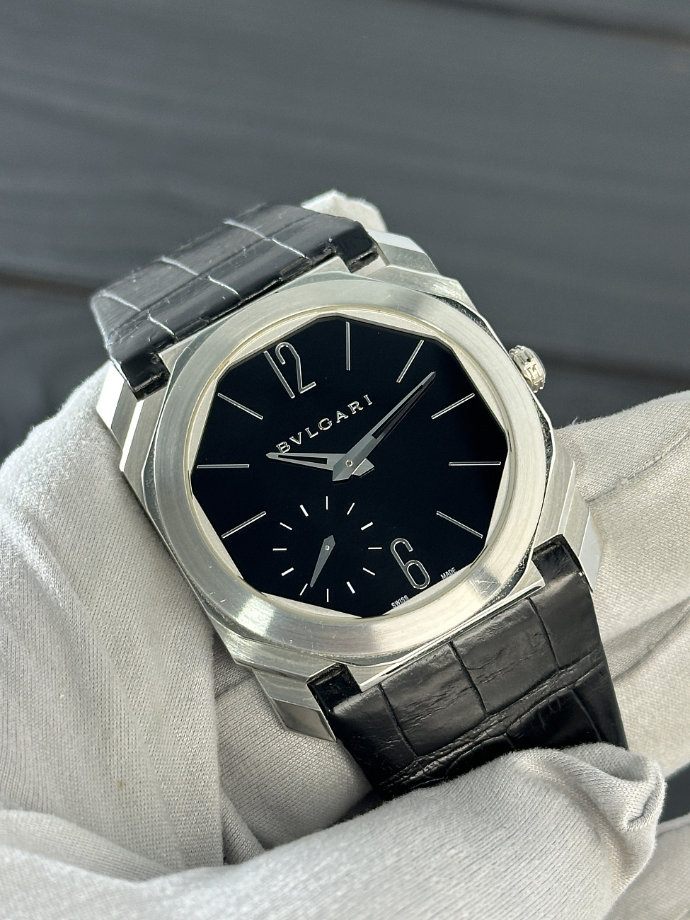 Часы Bvlgari  Platinum Octo Finissimo Extra Thin Watch 40Mm  102028