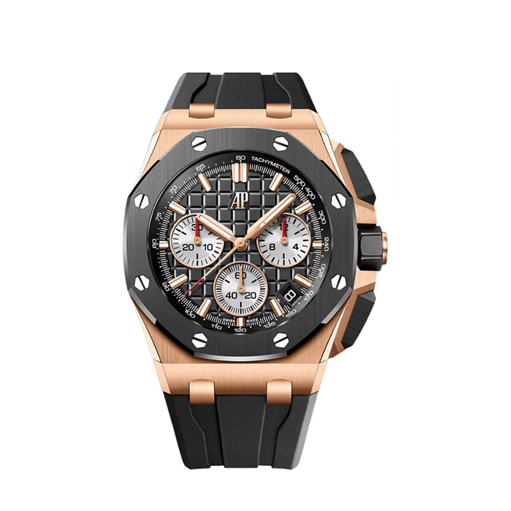 Часы Audemars Piguet  Royal Oak Offshore Selfwinding Chronograph Rose Gold And Ceramic 43 mm  26420RO.OO.A002CA.01