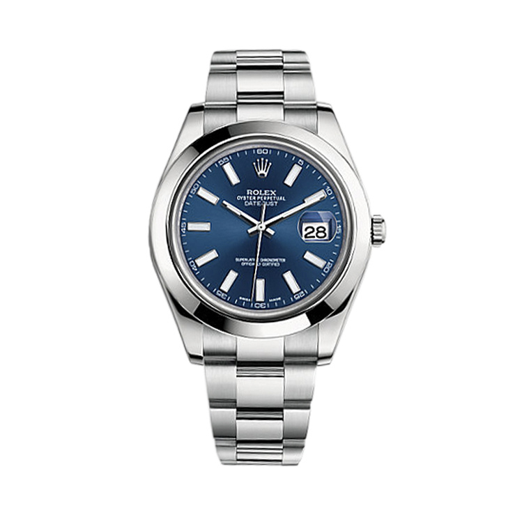 Часы Rolex  Oyster Perpetual Datejust Ii Blue Dial Sticks  116300