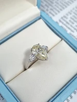 Украшение GIA  Кольцо с бриллиантом 3,02 ct. L/Si1   